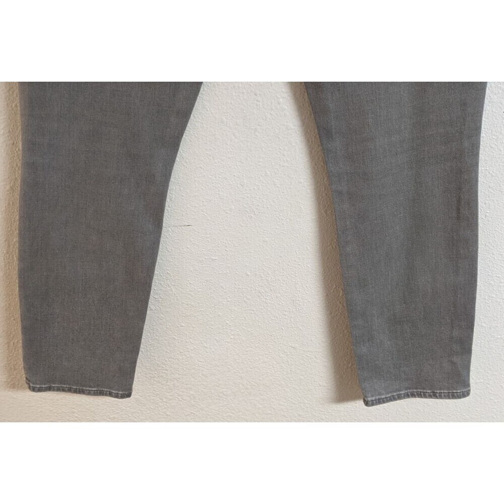 Women's J. Crew Grey Smoke Wash Toothpick Ankle Jeans Size 31 X 28 - Picture 8 of 11